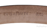 Valentino Garavani Old Pink V Buckle Belt