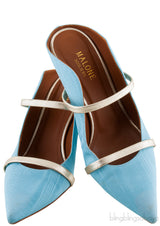 Maureen Sky Blue Mules