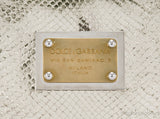 Miss Sicily Metallic Gold Snakeskin Bag