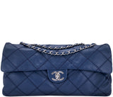 Ultimate Stitch Navy Flap Bag