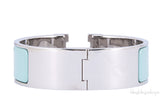 Bi-color Clic Clac H Wide Bracelet