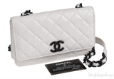 Chanel White Caviar Quilted My Everything WOC Bag