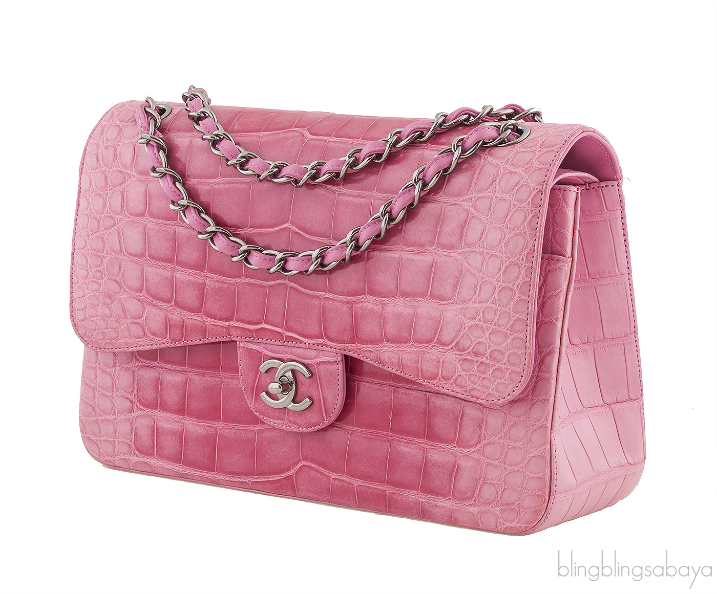 Gradient Pink Jumbo Crocodile