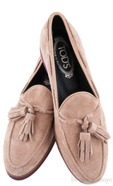 Brown Suede Tassel Loafer