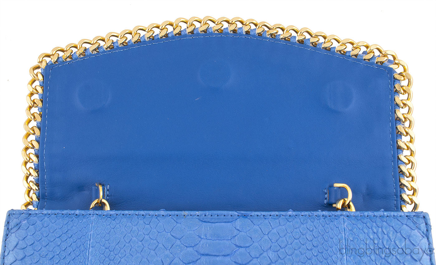 Sunset Blvd. Python Clutch Bag