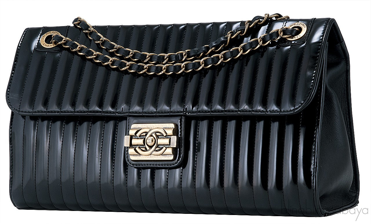 Black Quilted Boy Bag