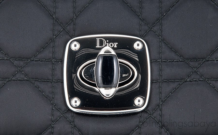 Charming Lock Black Satin Wallet