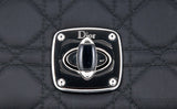Charming Lock Black Satin Wallet
