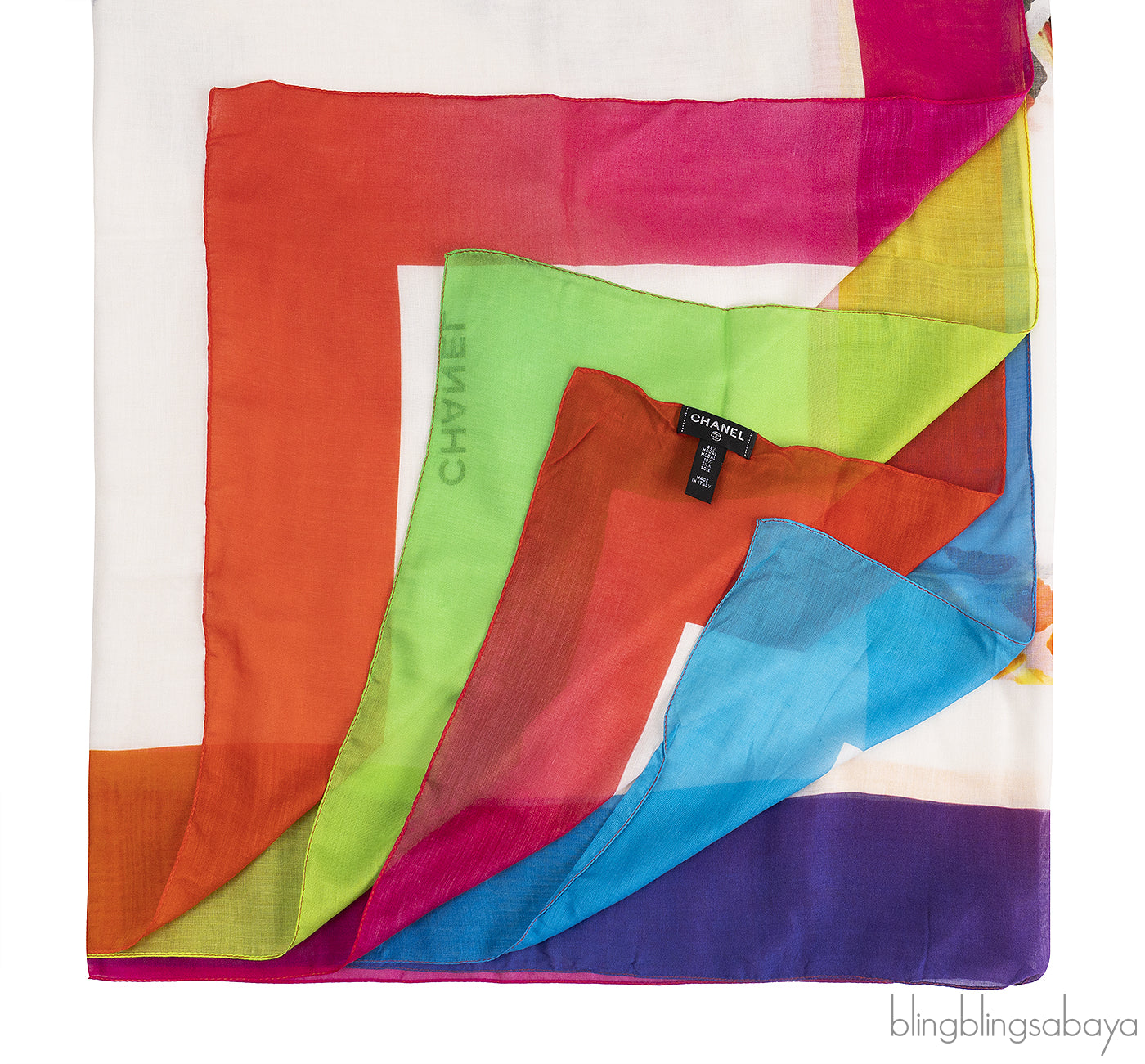 Chanel Multi-color CC XL Shawl