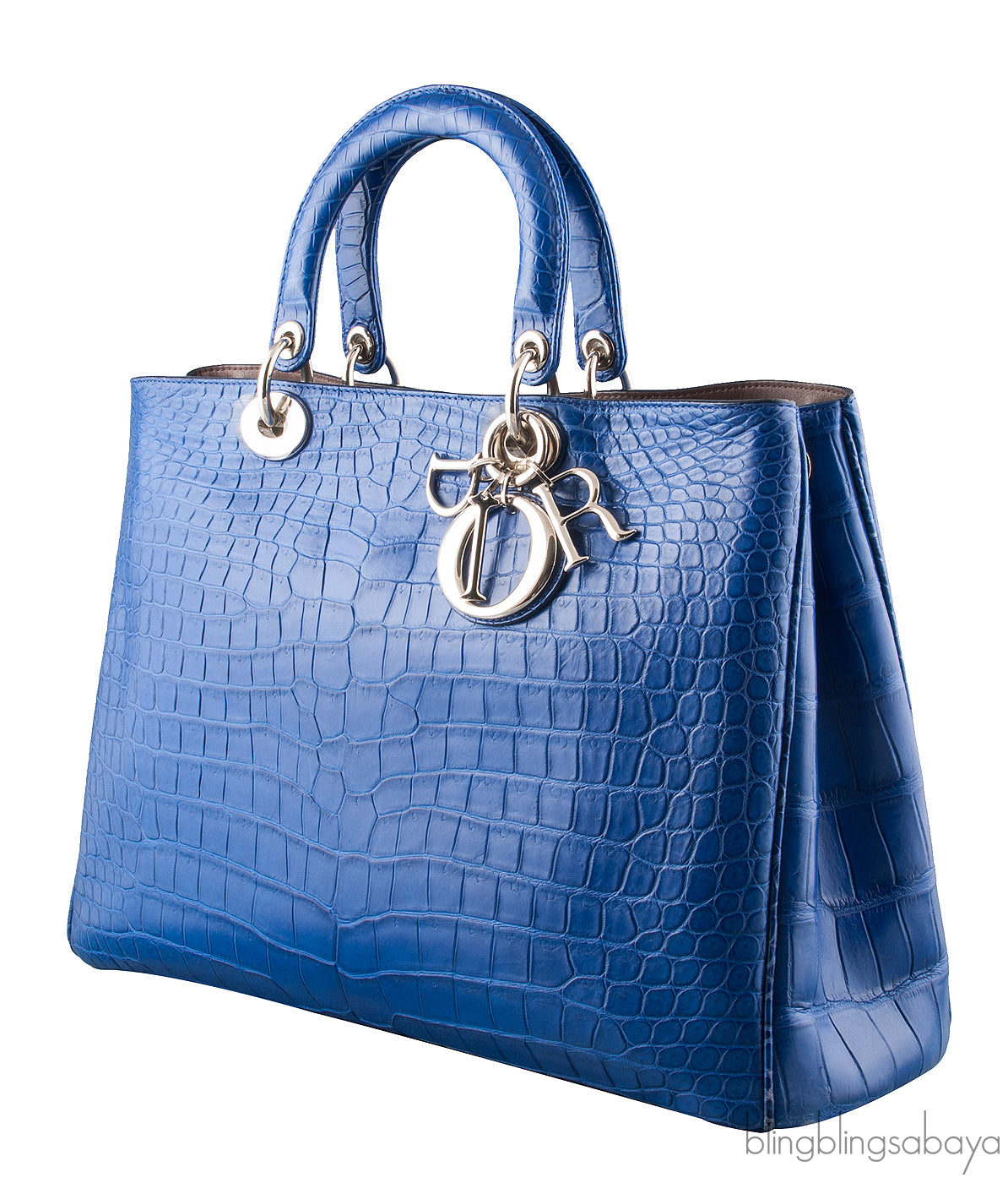 Bi-color Diorissimo Crocodile Bag