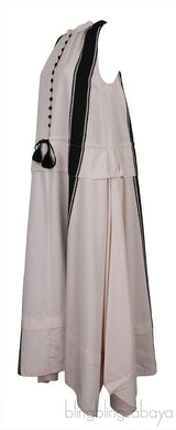 Penelope Striped Crêpe Midi Dress