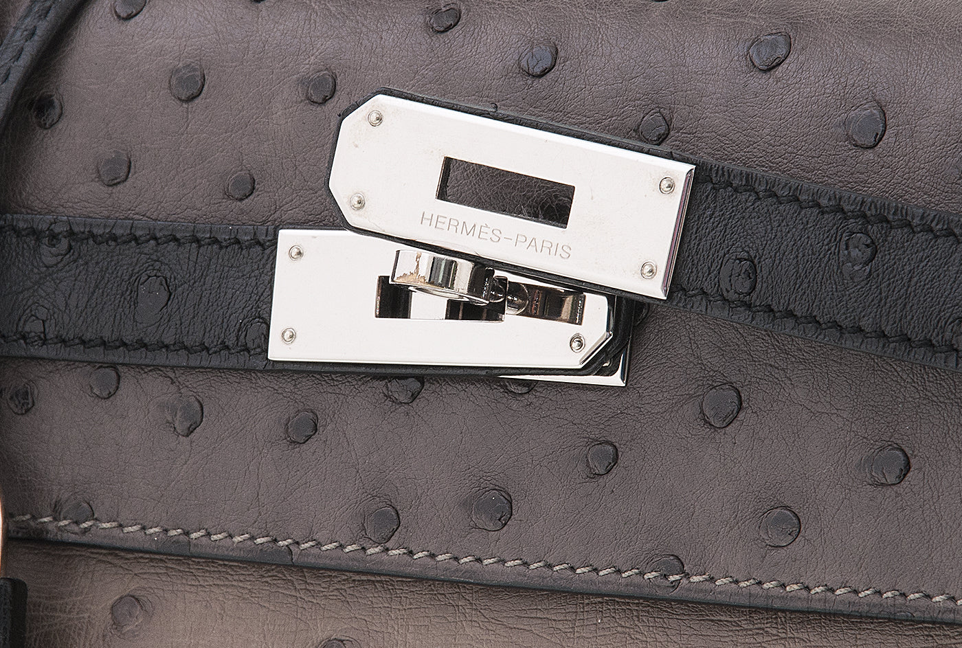 Kelly 32 Tri-color Ostrich PHW