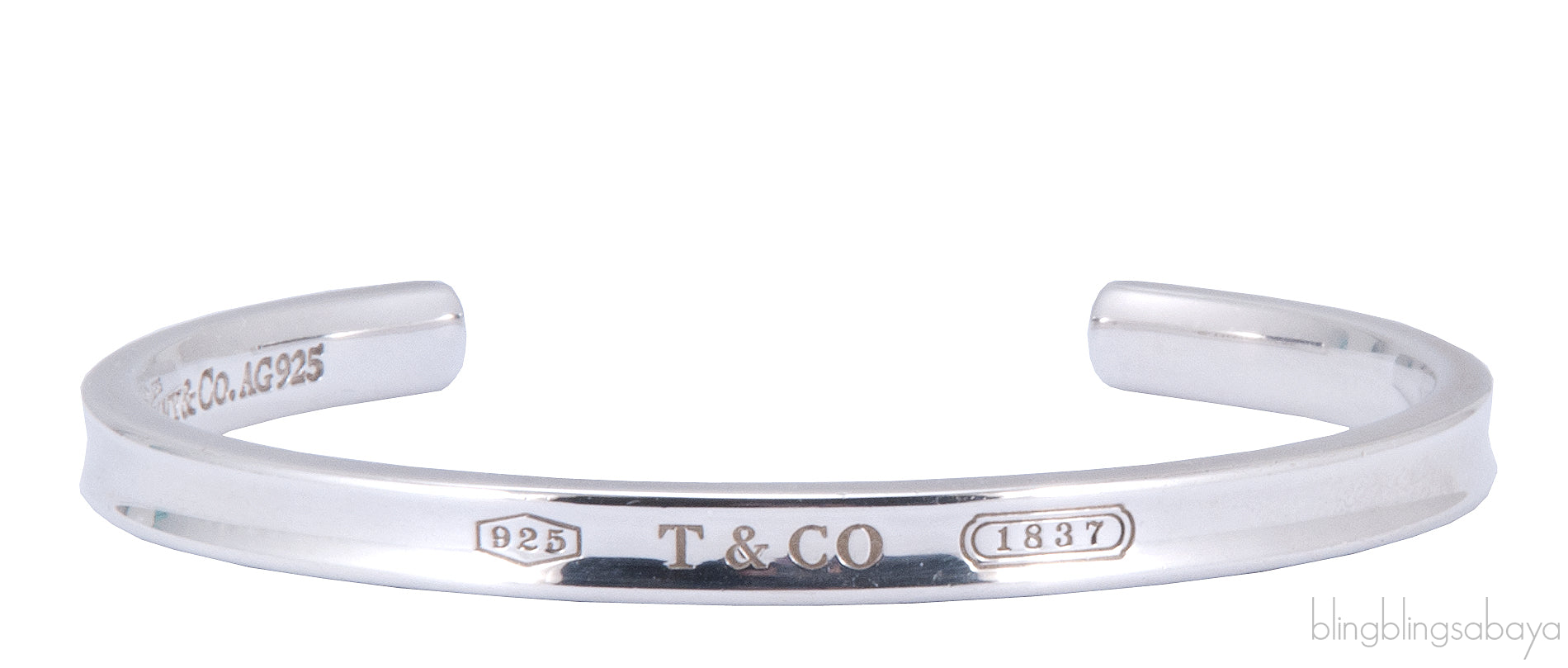 Narrow Silver Bangle