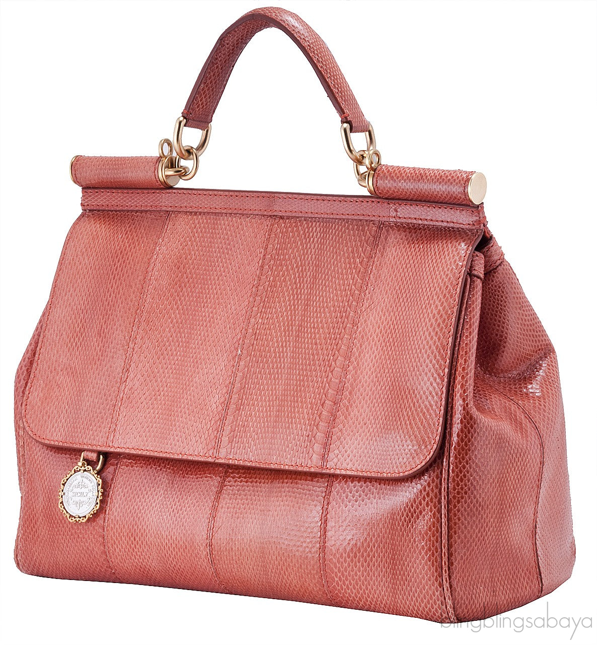 Snakeskin Miss Sicily Orange