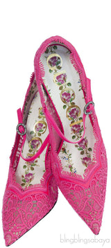 Pink Virginia Mary Jane Pumps