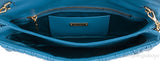 Laguna Matelasse Leather Clutch Shoulder Bag