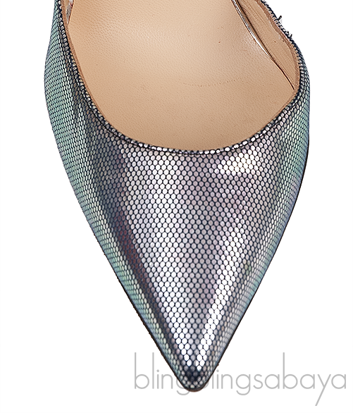 Silver Metallic Iriza Heels