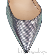 Silver Metallic Iriza Heels