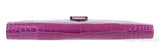 Hermes Bearn Rose Tyrien Crocodile Wallet