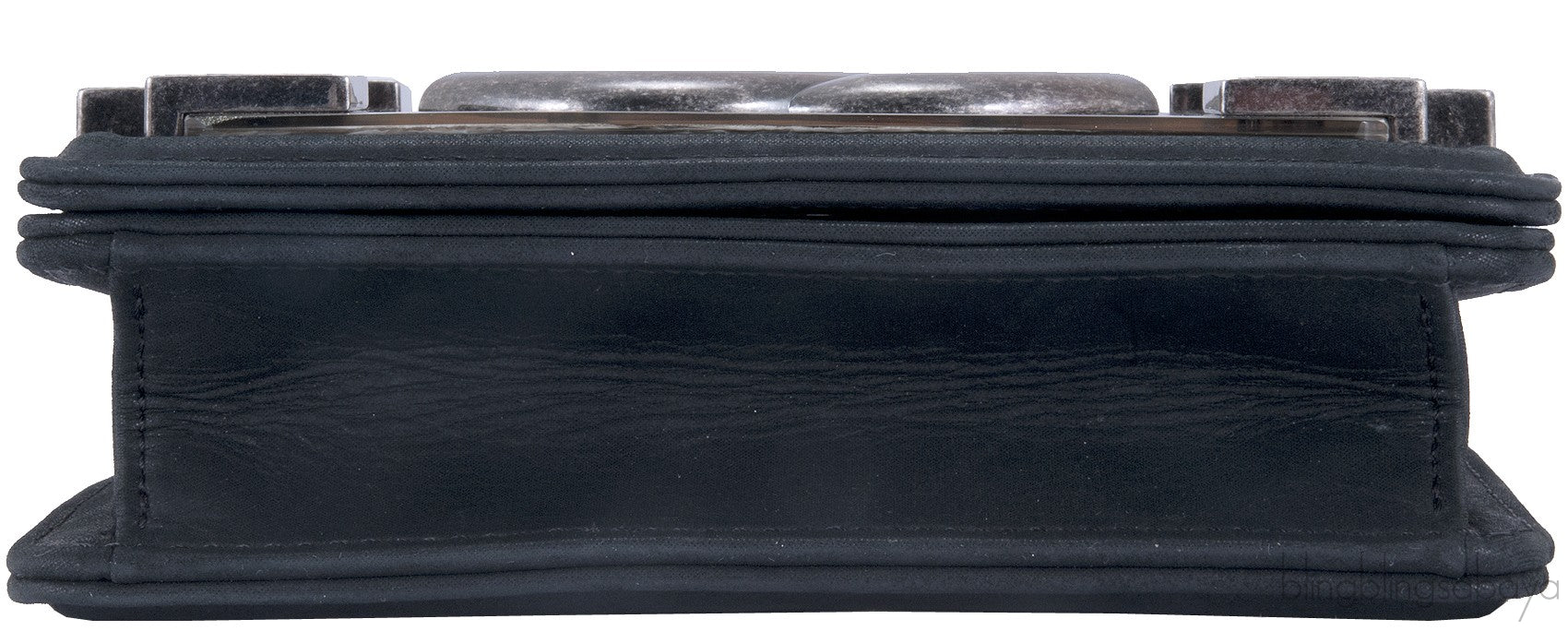 Black Boy Brick Mini Flap Bag*