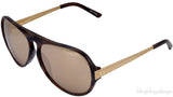 Gold Aviator Sunglasses