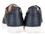 Christian Louboutin Black Python Low-cut Sneakers