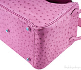 Lindy Ostrich Fushia
