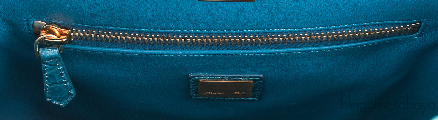 Aqua Blue Crocodile Peek-a-boo