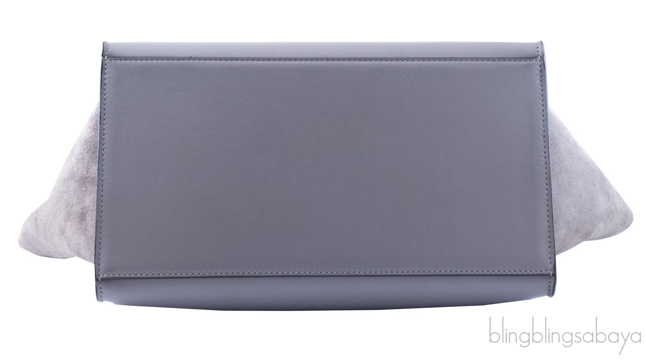 Trapeze Luggage Grey Croco Print