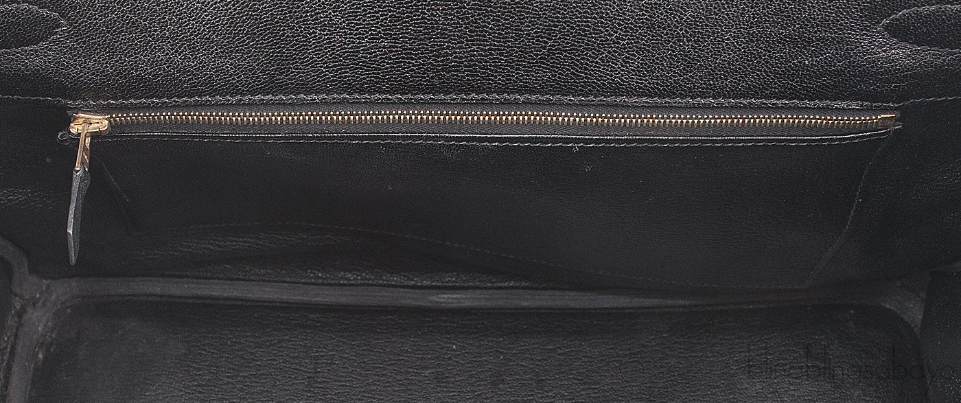 Birkin 35 Black Togo GHW