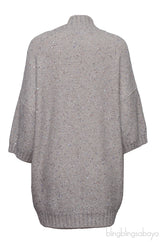 Amina Rubinacci Sequin Metallic Cardigan