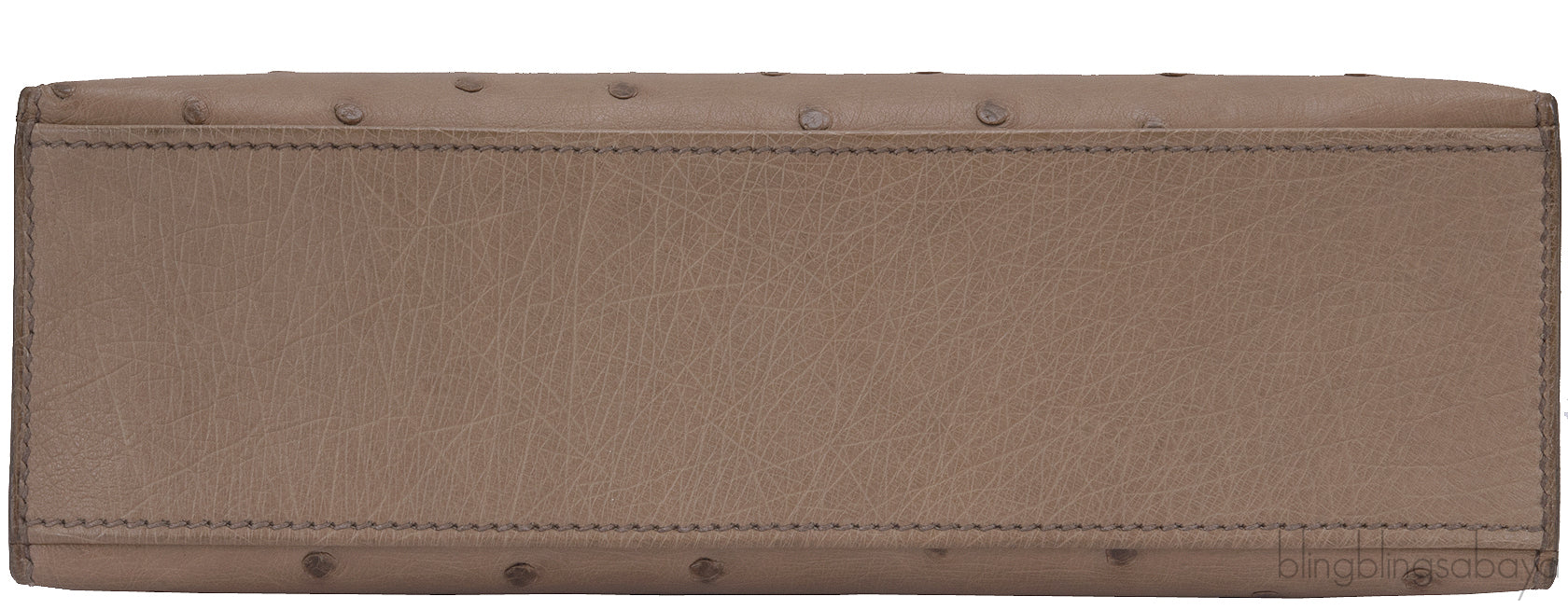 Kelly Pochette Etoupe Ostrich PHW