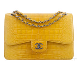 Yellow Crocodile Double Flap Jumbo
