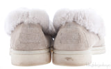 Fur-trimmed Suede Loafers