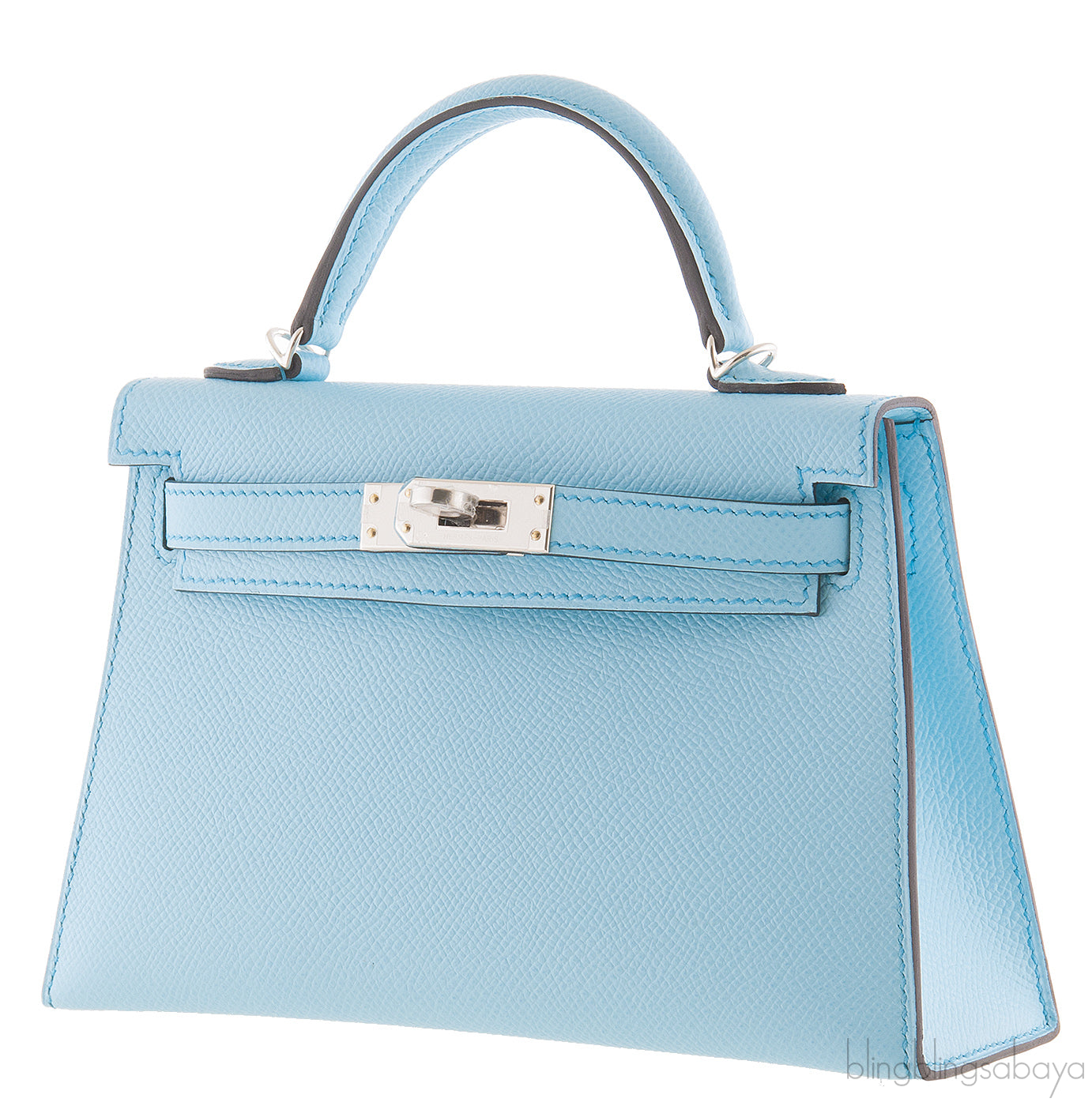Kelly 20 Bleu Zephyr Epsom Sellier PHW