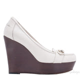 Leather Wedge Loafer