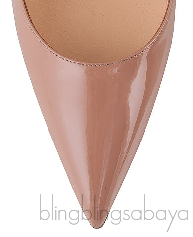 So Kate Nude Patent Pointed Toe