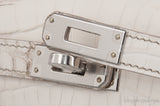Hermès Kelly 25 Himalaya Niloticus Crocodile PHW