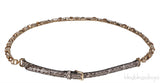 Python Crystal Embellished Slim Belt