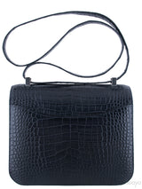 Constance III Mid-night Blue Crocodile