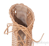 Marni Woven Leather Bootie
