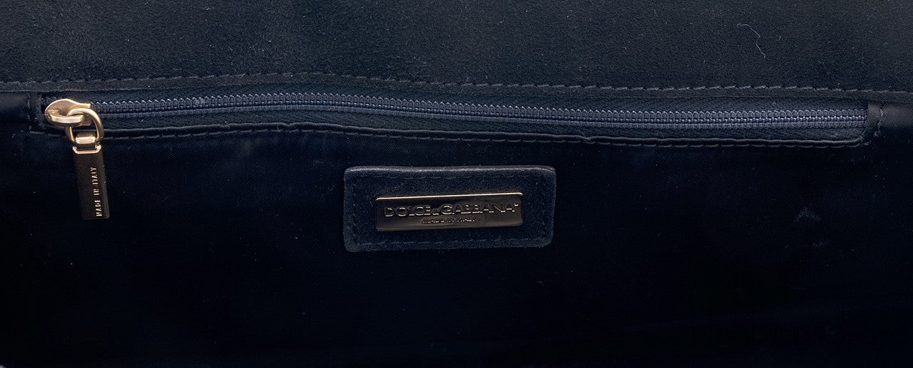 Metallic Bronze Python Shoulder Bag