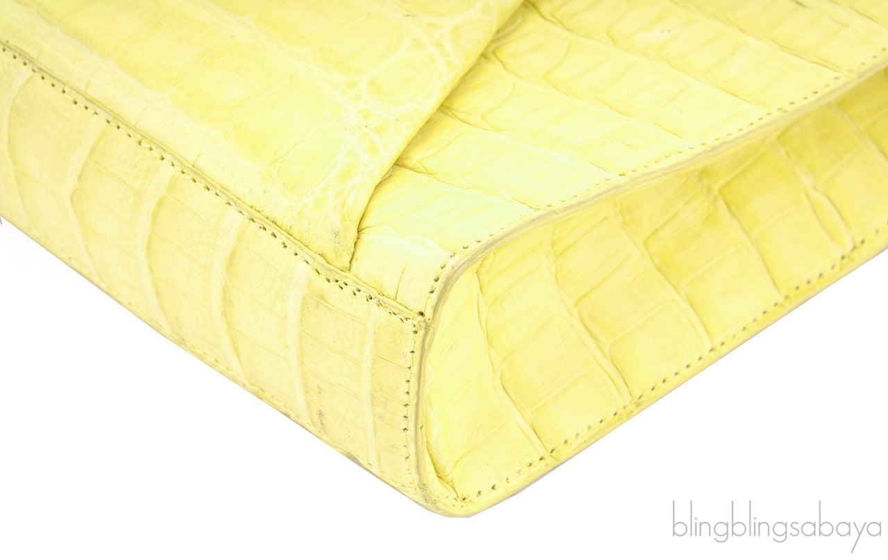 Crocodile Envelope Clutch