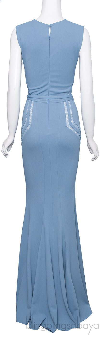 Sleeveless Wrap Maxi Dress