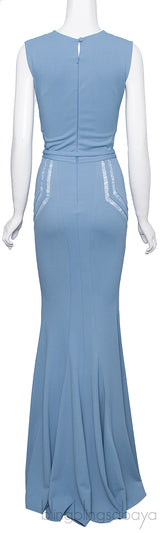 Sleeveless Wrap Maxi Dress