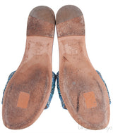 Dway Blue Grey Crystal Flat Slide