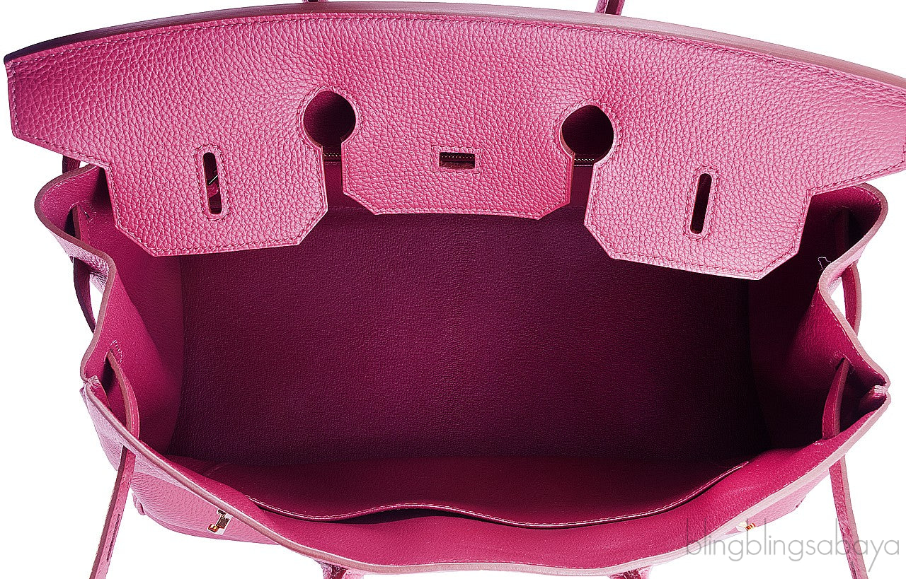 Birkin 35 Rubis Togo GHW
