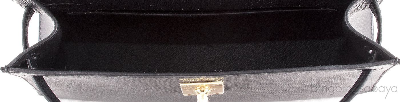 Kelly 20 Black Epsom Sellier GHW