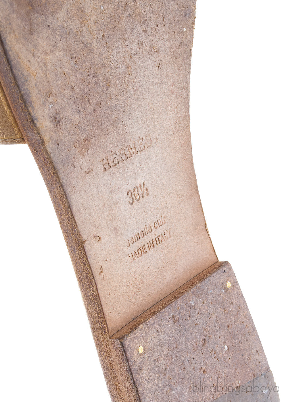 Oran Metallic Bronze Sandals