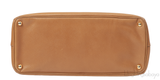 PRADA Gold Saffiano Double Zip Large Tote